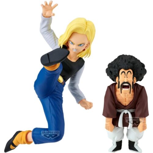 Figuras Android 18 & Satan (vs Mighty Mask) Match Makers Banpresto