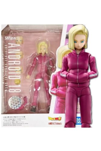 Figura Androide 18 SH Figuarts Universe Survival Saga Tamashii Nations Bandai