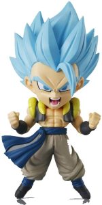 Figura Gogeta Super Saiyan God Super Saiyan Chibimasters Bandai