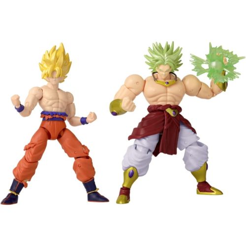 Figura Broly Super Saiyan vs Goku Super Saiyan Dragon Stars Battle Pack Bandai