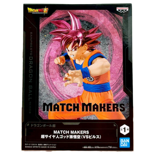 Figura Goku Super Saiyan God (vs Beerus) Match Makers Banpresto