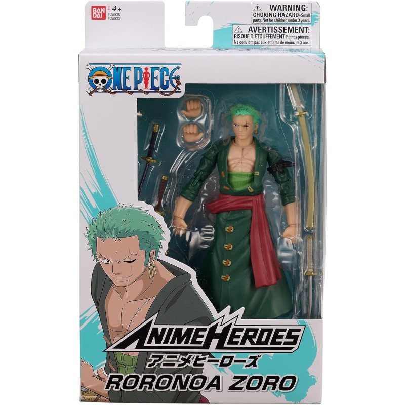 Figura Roronoa Zoro Anime Heroes Bandai