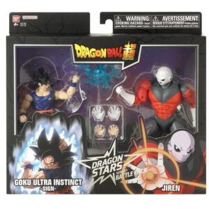 Figura Goku Ultra Instinct Sign vs Jiren Dragon Stars Battle Pack Bandai