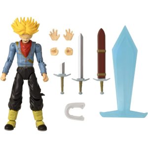 Figura Trunks Super Saiyan vs Fusión Zamas Dragon Stars Battle Pack Bandai