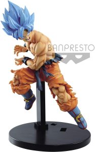 Figura Son Goku Super Saiyan God Blue Tag Figthers Bandai