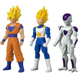 Pack 3 Figuras Dragon Ball Flash Series Bandai: Goku, Vegeta, Freezer