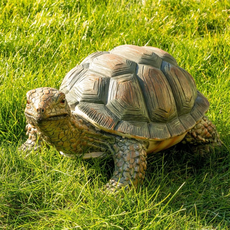 Figura de Tortuga a Tamaño Real para Jardín